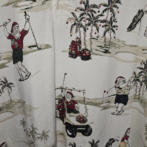 Knights Sportswear Golfing Santa Polo Christmas Summer Short Sleeve Top XL - Picture 5 of 15